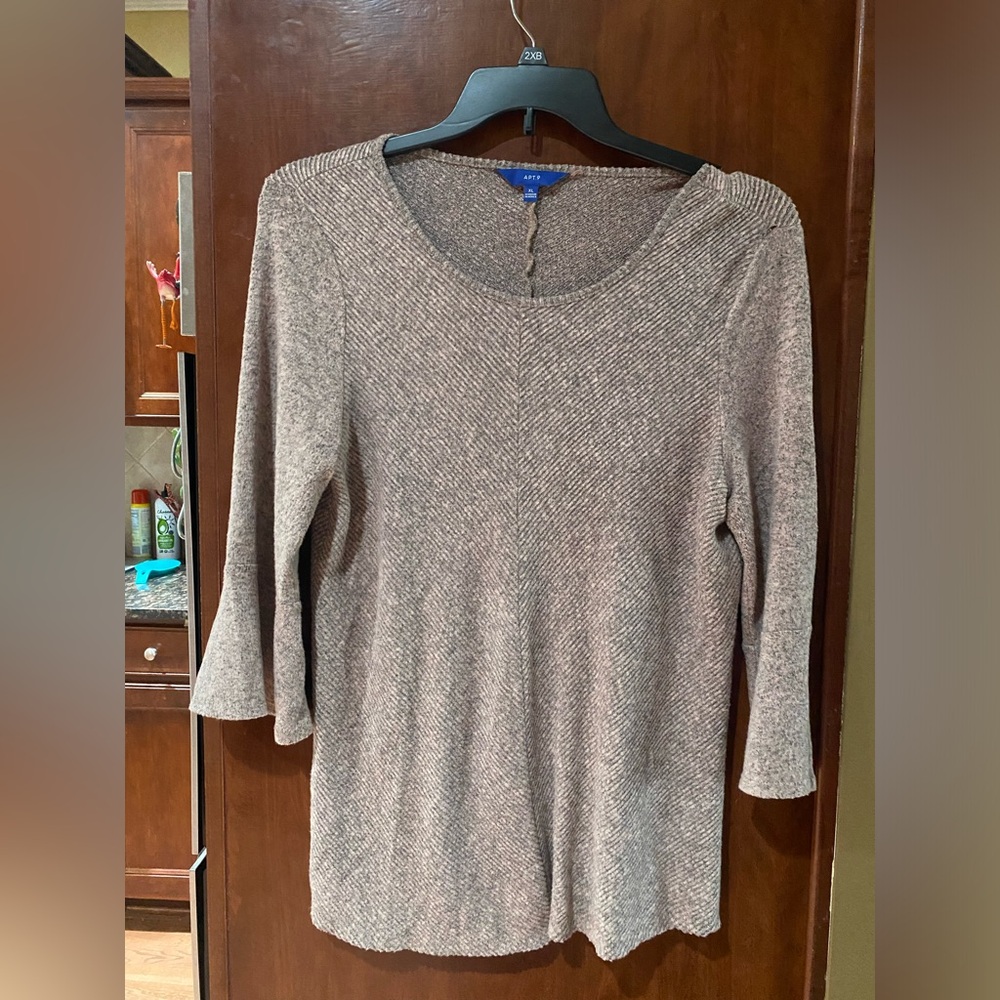 Apt. 9 Gray Women's Blouse